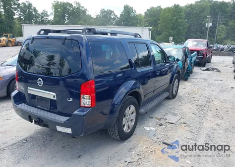 2006 Nissan Pathfinder Le from USA, damaged, VIN 5N1AR18U16C662647